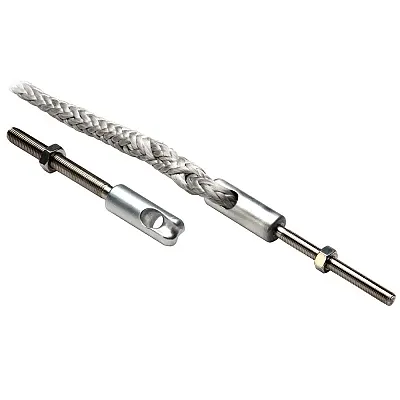 C. Sherman Johnson Splice Eye w/Threaded Stud: 1/4&quot; -28 x 2-1/2&quot;