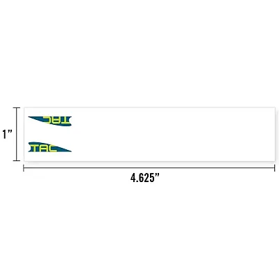 Tac Vanes 4.625" Standard Arrow Wraps - White (13 Pack)