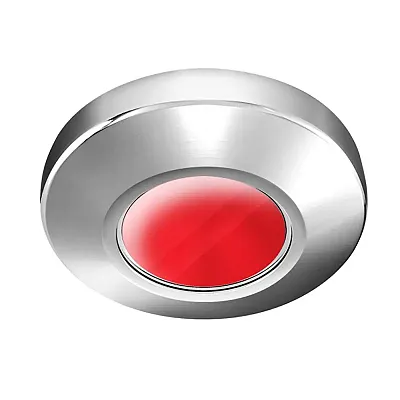i2Systems Profile P1100 1.5W Surface Mount Light - Red - Chrome 