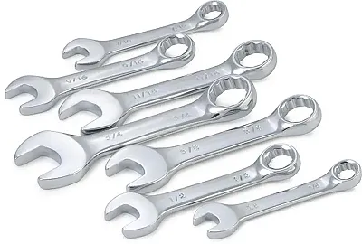 Titan Tools 82026 Titan - 82026 Surebilt 7 Piece Sae Stubby Wrench Set