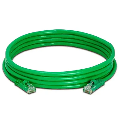Cmple Rj45 Cat5 Cat5E Ethernet Lan Network Cable -10 Ft Green 82