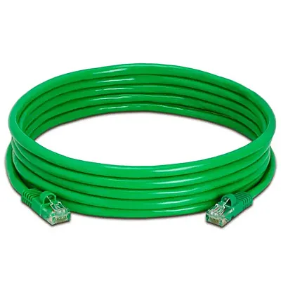 Cmple Rj45 Cat5 Cat5E Ethernet Lan Network Cable -15 Ft Green 82