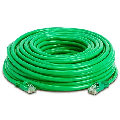 Cmple Rj45 Cat5 Cat5E Ethernet Lan Network Cable -50 Ft Green 82