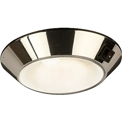 Sea-Dog Chrome Plastic LED Dome Light 4' Day/Night - Clear/R