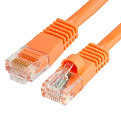 Cmple Rj45 Cat5 Cat5E Ethernet Lan Network Cable - 3 Ft Orange 8