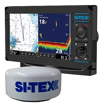 SI-TEX NavPro 900 w/MDS-12 WiFi 24&quot; Hi-Res Digital Radome Radar 