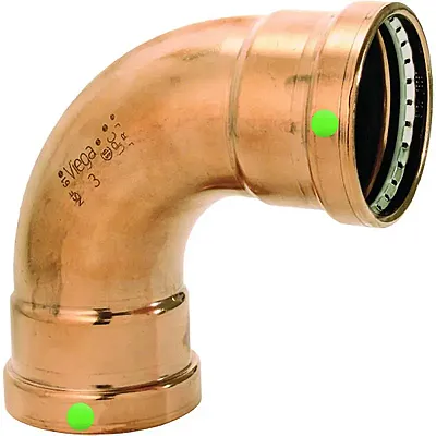 Viega ProPress XL 2-1/2" - 90&deg; Copper Elbow - Double Press C