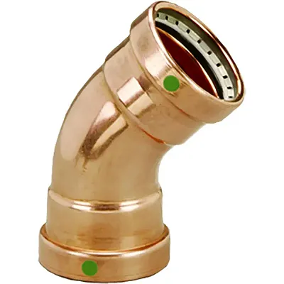 Viega ProPress XL 2-1/2" - 45&deg; Copper Elbow - Double Press C