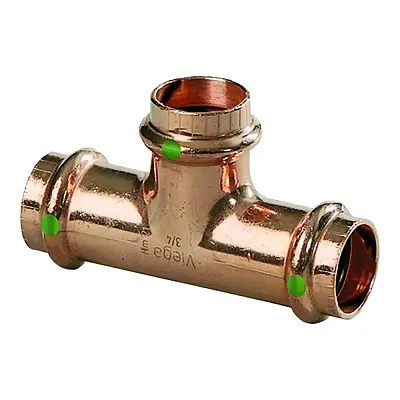 Viega ProPress 2" Copper Tee - Triple Press Connection - Smart C