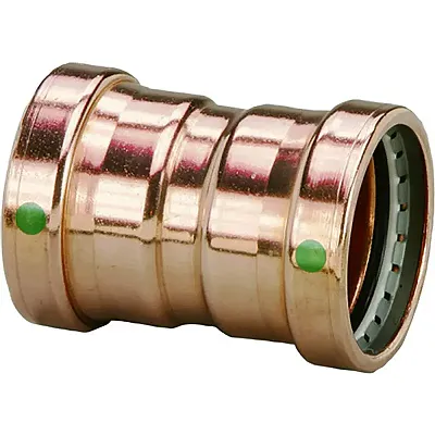 Viega ProPress XL 2-1/2" Copper Coupling w/Stop Double Press Con