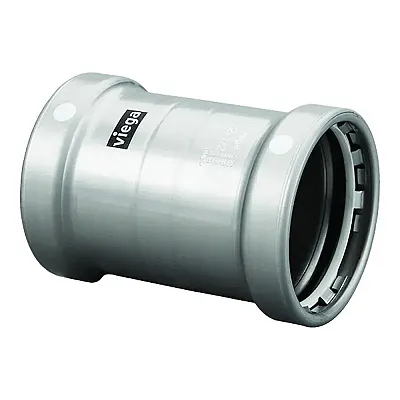 Viega MegaPress XL 2-1/2" Carbon Steel Coupling w/o Stop w/FMK -