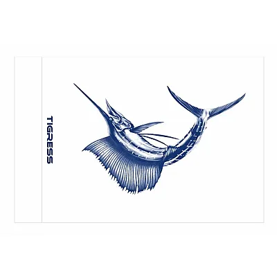 Tigress Sailfish Release Flag - 12&quot; x 18&quot;