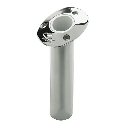 C.E. Smith Flush Mount Rod Holder - 15 Degree &amp; 9" Depth - Stainless Steel -