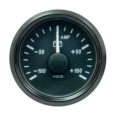 VDO SingleViu 52mm (2-1/16&quot;) Ammeter - 100 AMP