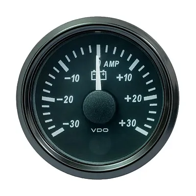 VDO SingleViu 52mm (2-1/16&quot;) Ammeter - 30 AMP