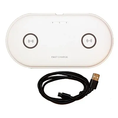 Lunasea Dual Qi Charge Pad - USB Powered