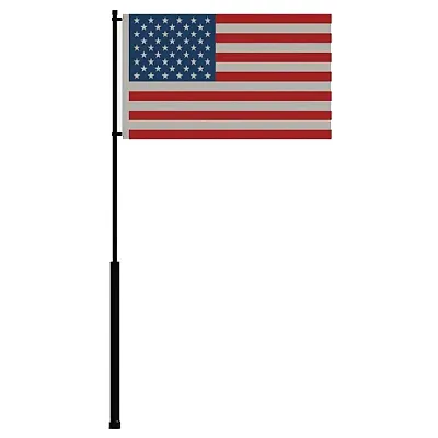 Mate Series Flag Pole - 36&quot; w/USA Flag