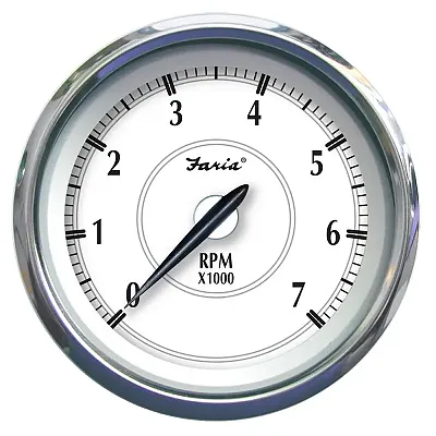 Faria Newport SS 4&quot; Tachometer f/Gas Outboard - 7000 RPM