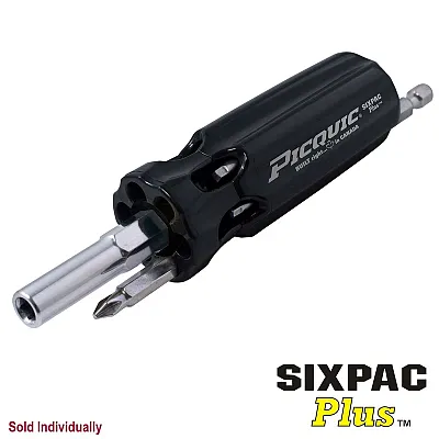 Picquic Sixpac Plus??? 7-In-1 Quick Bit Change Screwdriver (Blister Package)