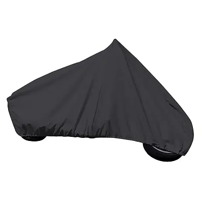 Carver Sun-Dura Full Dress Touring Motorcycle w/Up to 15" Windshield Cover - Bla