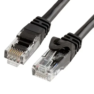 Cmple Cat 6 500Mhz Utp Ethernet Lan Network Cable - 7 Ft Black 8