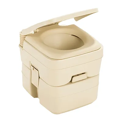 Dometic&trade; 966 Portable Toilet - 5 Gallon - Parchment
