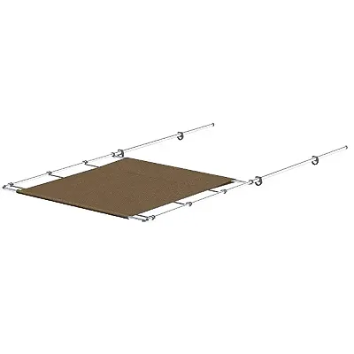 SureShade PTX Power Shade - 57&quot; Wide - Stainless Steel - Toast