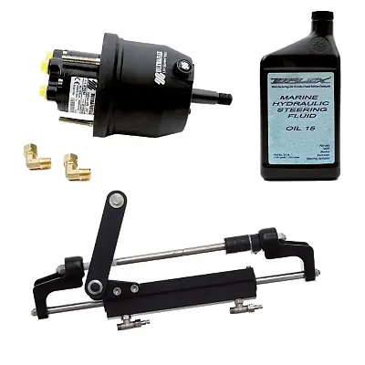 Uflex HYCO 1.1 Front Mount OB System up to 175HP - Includes UP20 FM Helm, 2qts o