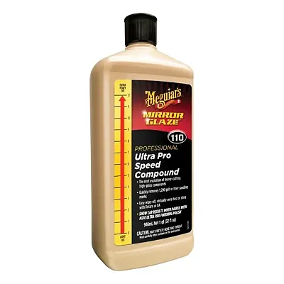 Meguiar's Mirror Glaze Ultra Pro Speed Compound - Heavy Cut, High Gloss - 32