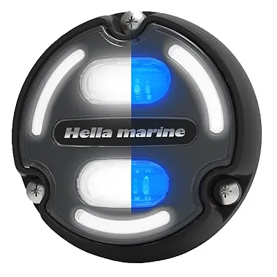 Hella Marine Apelo A2 Blue White Underwater Light - 3000 Lumens - Black Housing 