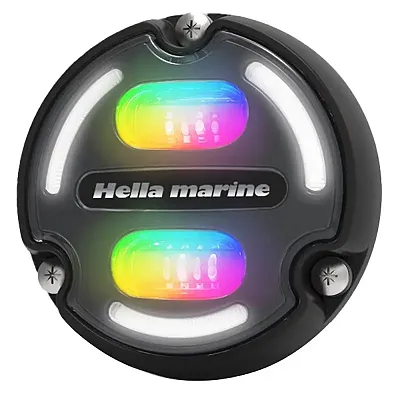 Hella Marine A2 RGB Underwater Light - 3000 Lumens - Black Housing - Charcoal Le