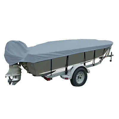 Carver Poly-Flex II Wide Series Styled-to-Fit Boat Cover f/14.5&#39; V-Hull Fish