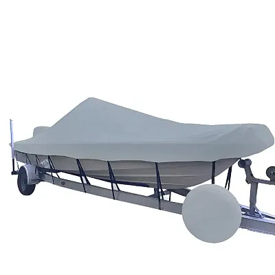 Carver Poly-Flex II Narrow Series Styled-to-Fit Boat Cover f/18.5&#39; V-Hull Ce