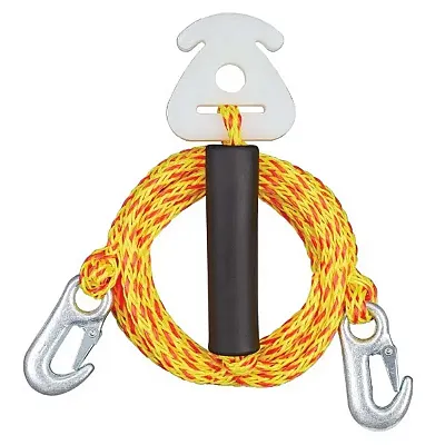 Full Throttle 8&#39; Ski/Tube Tow Harness - Yellow/Orange