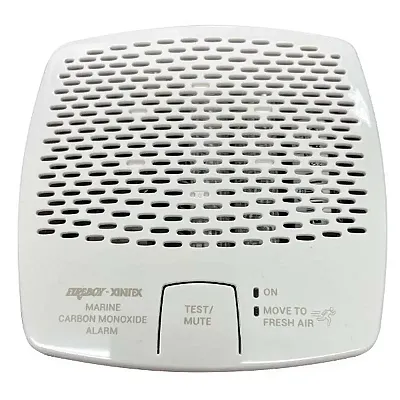 Xintex CMD6-MDR-R CO Alarm 12/24V DC Interconnect - White