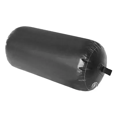 Taylor ade Super Duty Inflatable Yacht Fender - 18&quot; x 42&quot; - Black