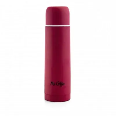 Mr. Coffee Javelin 16 Ounce Stainless Steel Thermal Travel Bottle in Pink