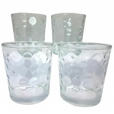 Gibson Home Great Foundations 4-Piece 13 oz. Double Old Fashioned Glass Set, Bub