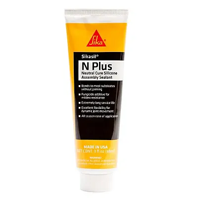 Sika Sikasil®-N Plus Clear 10oz w/Nozzle