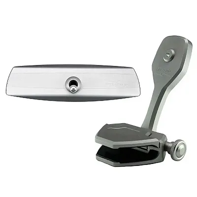 PTM Edge Mirror/Bracket Kit w/VR-140 Elite Mirror &amp; ZXR-360 (Silver)