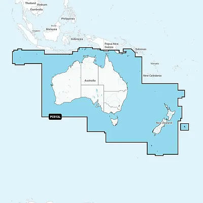 Navionics NAPC012L - Australia &amp; New Zealand - Navionics+
