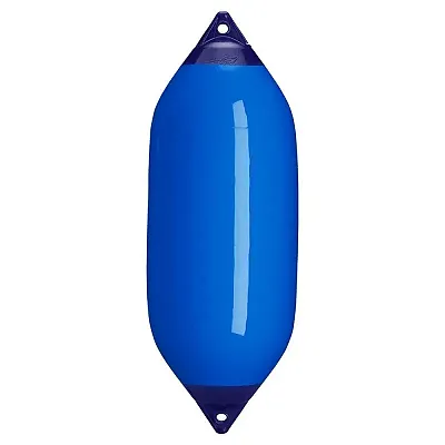 Polyform F-7 Twin Eye Fender 15&quot; x 41&quot; - Blue