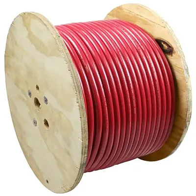 Pacer Red 1 AWG Battery Cable - 500&#39;