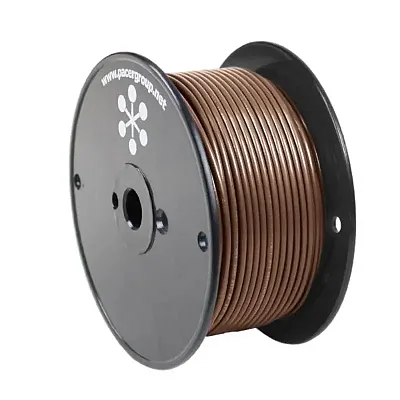 Pacer Brown 14 AWG Primary Wire - 250&#39;