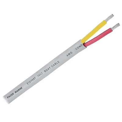 Pacer 16/2 AWG Round Safety Duplex Cable - Red/Yellow - 250'