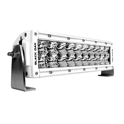Black Oak Pro Series Double Row Combo 10&quot; Light Bar - White