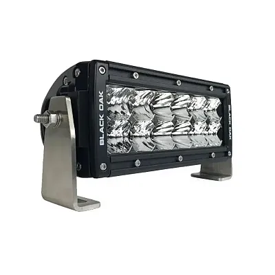 Black Oak Pro Series Double Row Combo 6&quot; Light Bar - Black
