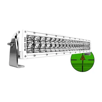 Black Oak Pro Series Double Row Combo Infrared 20&quot; 850nm Light Bar - White
