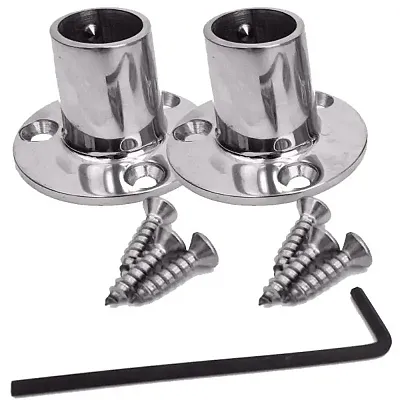 NavPod Feet Pair Kit &ndash; Stainless Steel Feet for 1&Prime; Diameter Tubing (