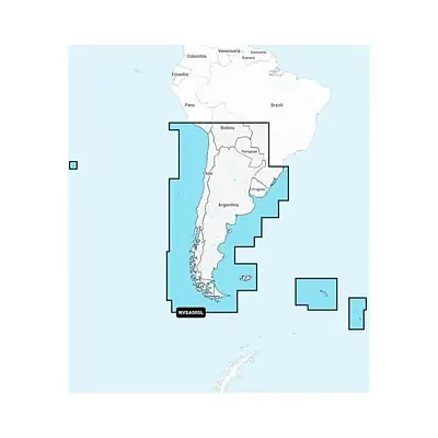 Garmin Navionics Vision+&trade; NVSA005L - Chile, Argentina &amp; Easter Island 